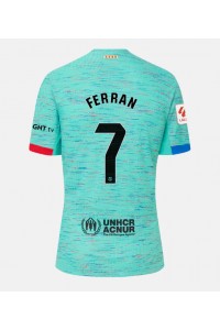 Fotbalové Dres Barcelona Ferran Torres #7 Třetí Oblečení 2023-24 Krátký Rukáv